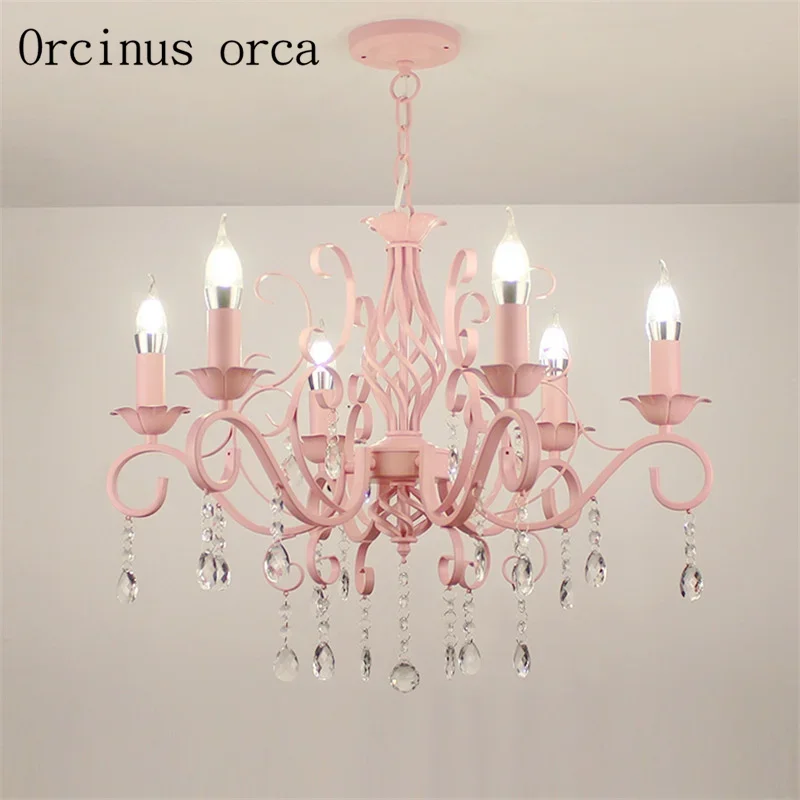 European style garden crystal candle lamp Princess Room girl romantic wedding lamp living room master bedroom Chandelier
European style garden crystal candle lamp Princess Room girl romantic wedding lamp living room master bedroom Chandelier