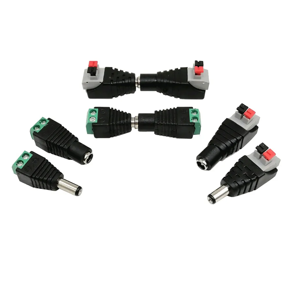 1-5PCS 5.5*2.1mm 24V DC Power Male Female Plug Jack Adapter Connector Plug for CCTV LED Light The Socket Welding Free
1-5PCS 5.5*2.1mm 24V DC Power Male Female Plug Jack Adapter Connector Plug for CCTV LED Light The Socket Welding Free