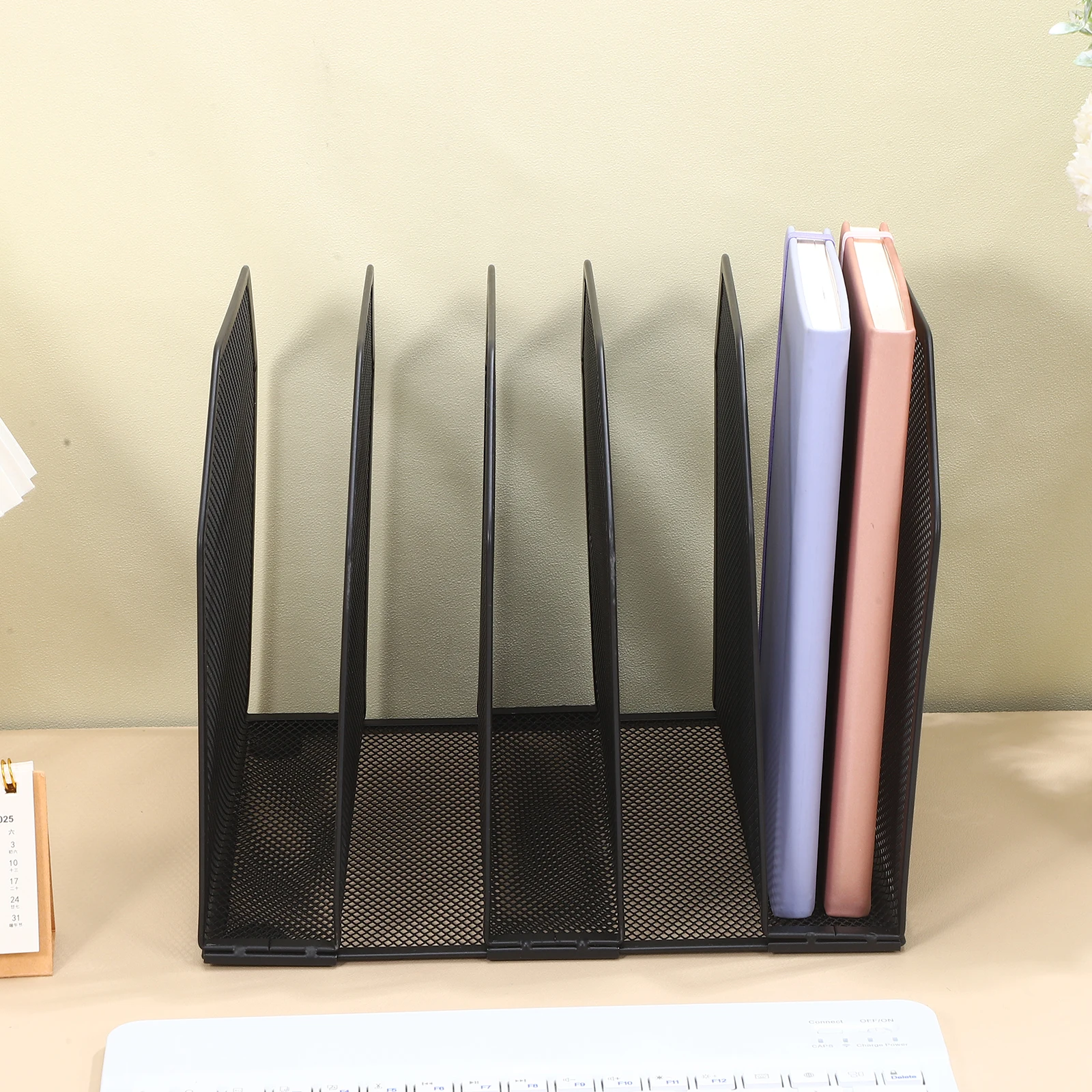 Desk Organizer Tray Metal File Holder for Office 5 Section Vertical Sorter Desktop Document Rack School Paper Storage Solution
Desk Organizer Tray Metal File Holder for Office 5 Section Vertical Sorter Desktop Document Rack School Paper Storage Solution