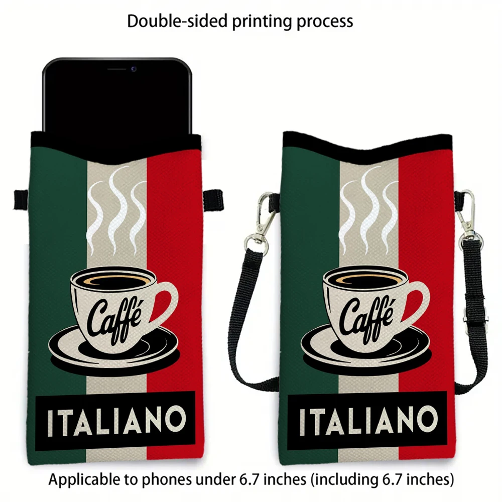 Cartoon Icon Phone Bag Adjustable and Detachable Strap Designed Exclusively for Women Crossbody Bag Convertible Shoulder Bag2.25 
Cartoon Icon Phone Bag Adjustable and Detachable Strap Designed Exclusively for Women Crossbody Bag Convertible Shoulder Bag2.25