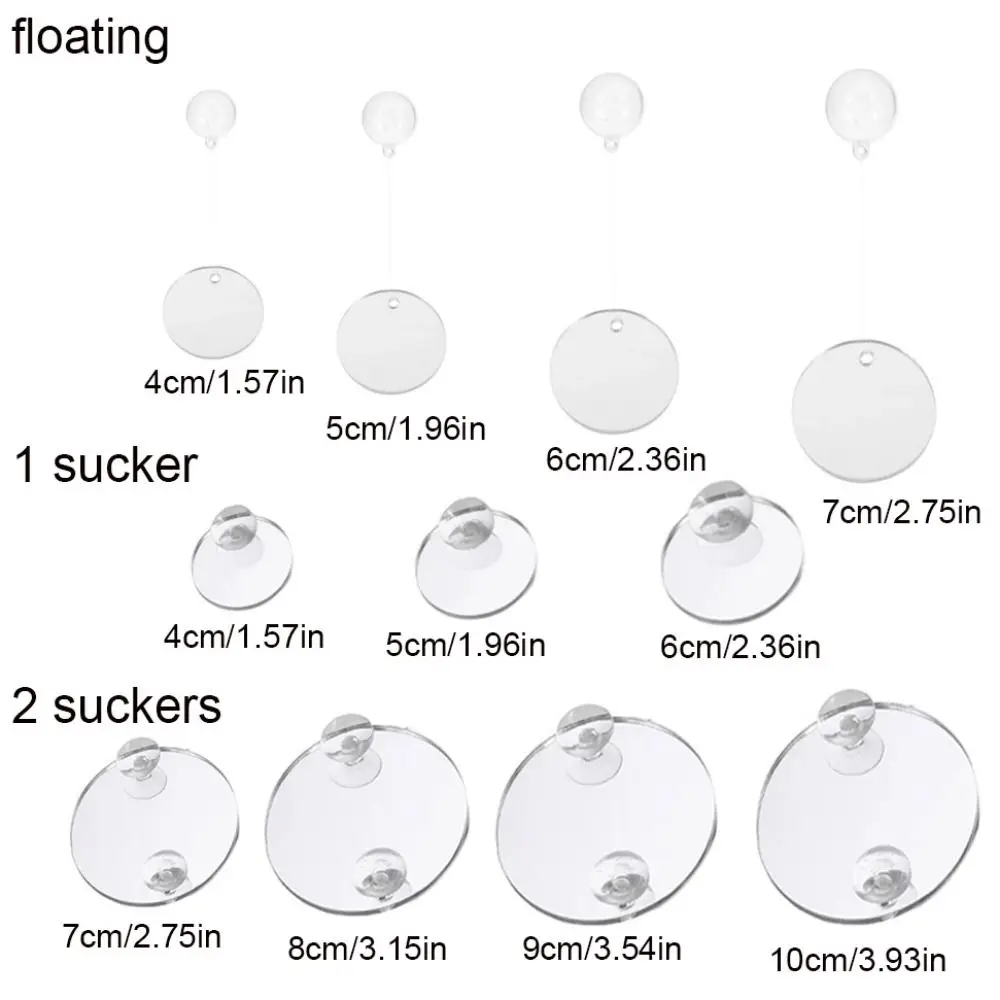 Decorative Fish Training Mirror Round Acrylic Aquarium Betta Mirror Single/Double Sided Suction Cup Fish Playing Mirror Playing
Decorative Fish Training Mirror Round Acrylic Aquarium Betta Mirror Single/Double Sided Suction Cup Fish Playing Mirror Playing