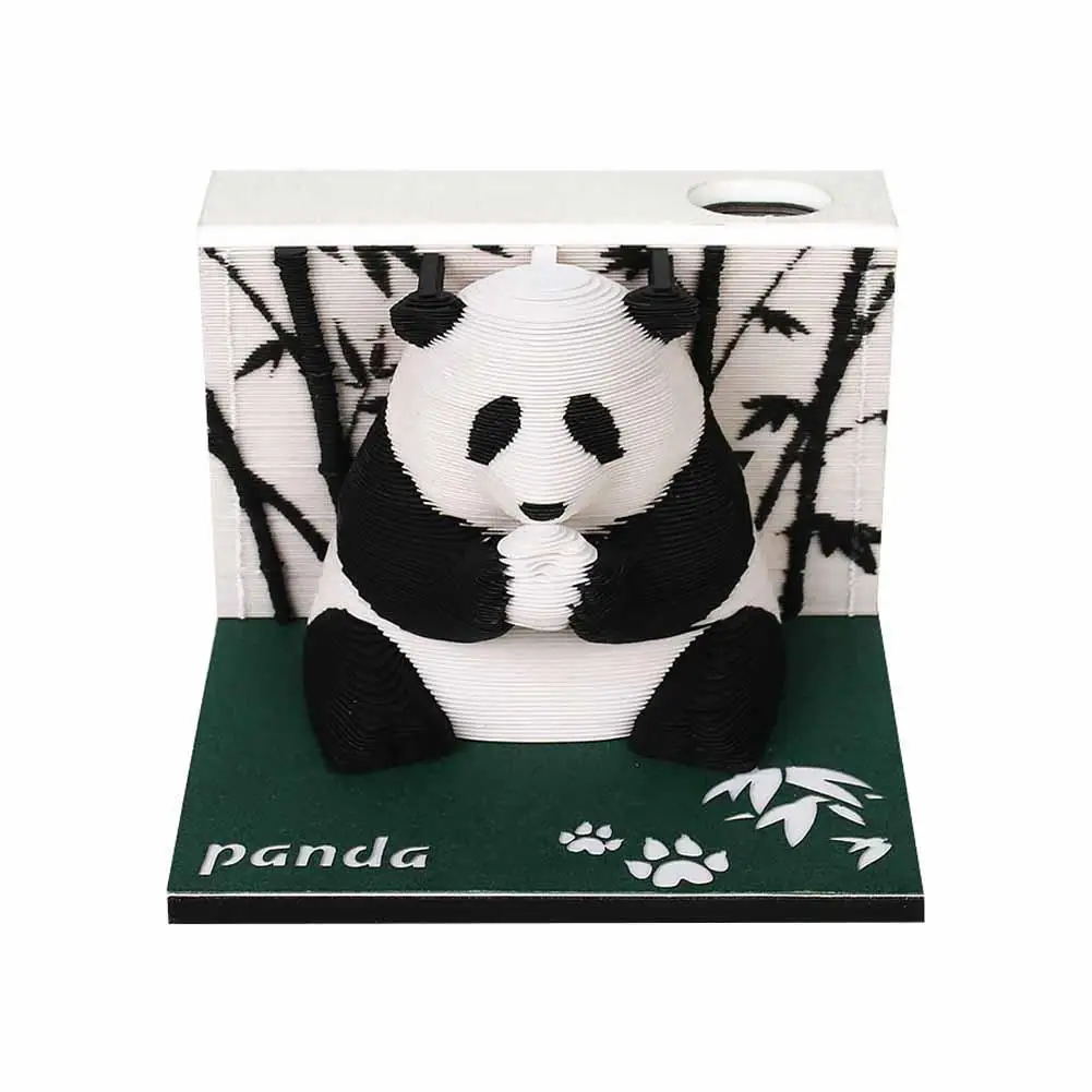 Panda 3D Notepad DIY Paper Carving Art Sticky Notes 3D Memo Pad Block Notes Offices Paper Notes Christmas Birthday Gift
Panda 3D Notepad DIY Paper Carving Art Sticky Notes 3D Memo Pad Block Notes Offices Paper Notes Christmas Birthday Gift