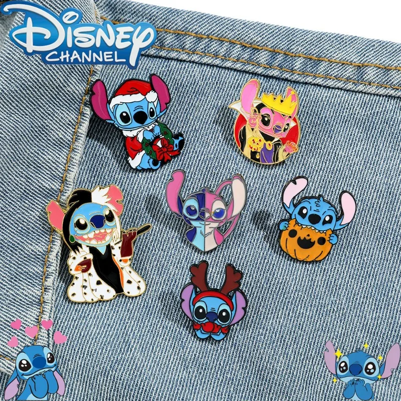 Disney Stitch Cartoon Brooch Personality Dress Up Christmas Styling Alloy Badge Decoration Children Clothes Bag Accessories Gift
Disney Stitch Cartoon Brooch Personality Dress Up Christmas Styling Alloy Badge Decoration Children Clothes Bag Accessories Gift