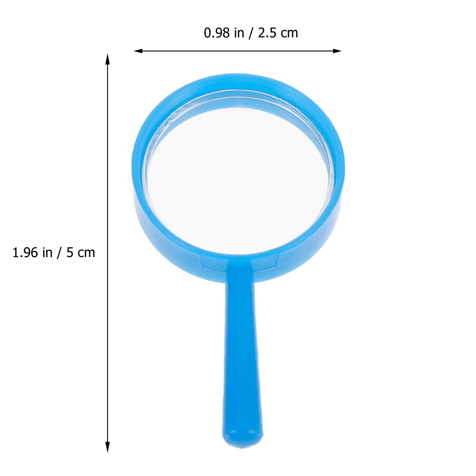 15Pcs Mini Magnifying Glass Portable Practical Magnifiers for Magnifying Glass Handheld Magnifier