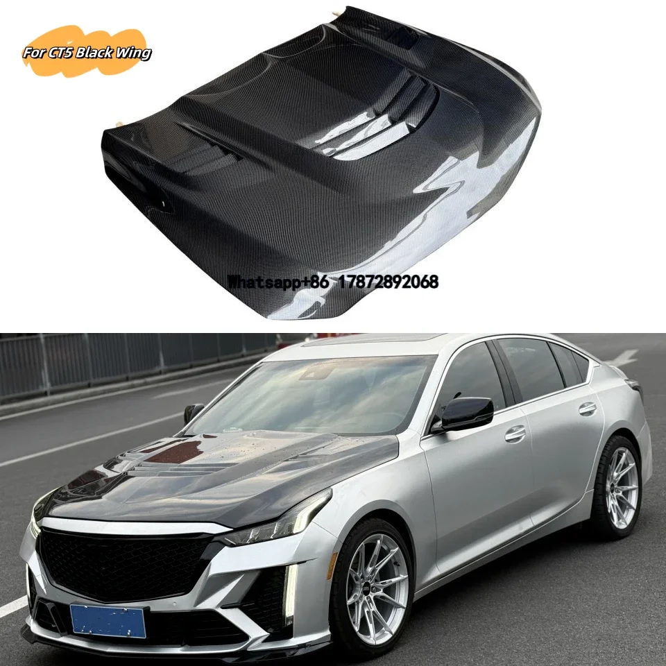 Carbon Fiber Hood for CT5 Black Wing Style Engine
Carbon Fiber Hood for CT5 Black Wing Style Engine