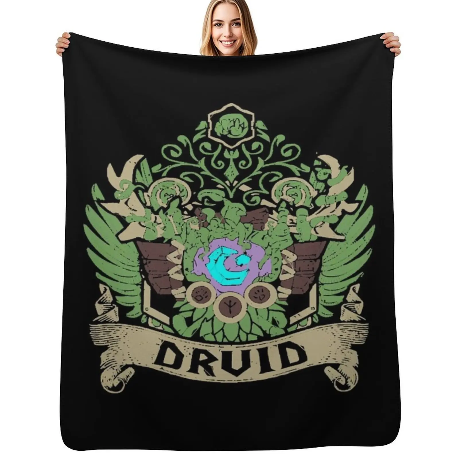 DRUID - ELITE EDITION Throw Blanket Stylish Warm Blanket for Living Room Bedroom
DRUID - ELITE EDITION Throw Blanket Stylish Warm Blanket for Living Room Bedroom