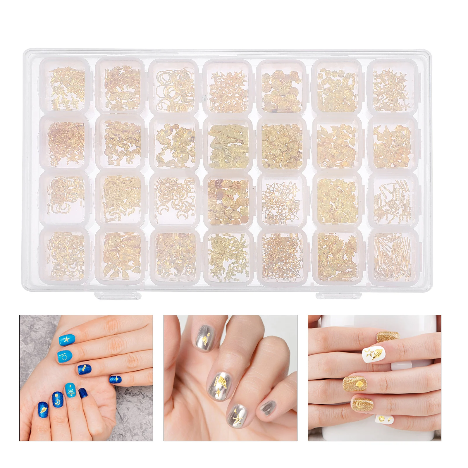 Star Moon Nail Art Ornaments Easy Application Method for Home DIY Manicures and Party Decorations Nail Art Decor 
Star Moon Nail Art Ornaments Easy Application Method for Home DIY Manicures and Party Decorations Nail Art Decor