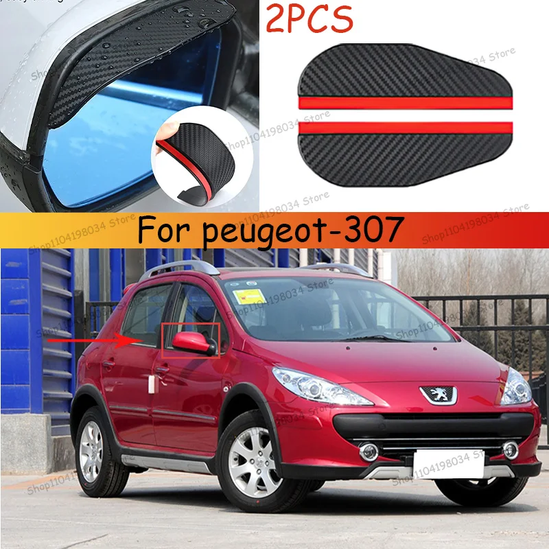 For peugeot-307 Car 2PCS Carbon Fiber Sun Visor Shade Cover Car Rearview Mirror Rain Eyebrow Protector Clear Vision
For peugeot-307 Car 2PCS Carbon Fiber Sun Visor Shade Cover Car Rearview Mirror Rain Eyebrow Protector Clear Vision