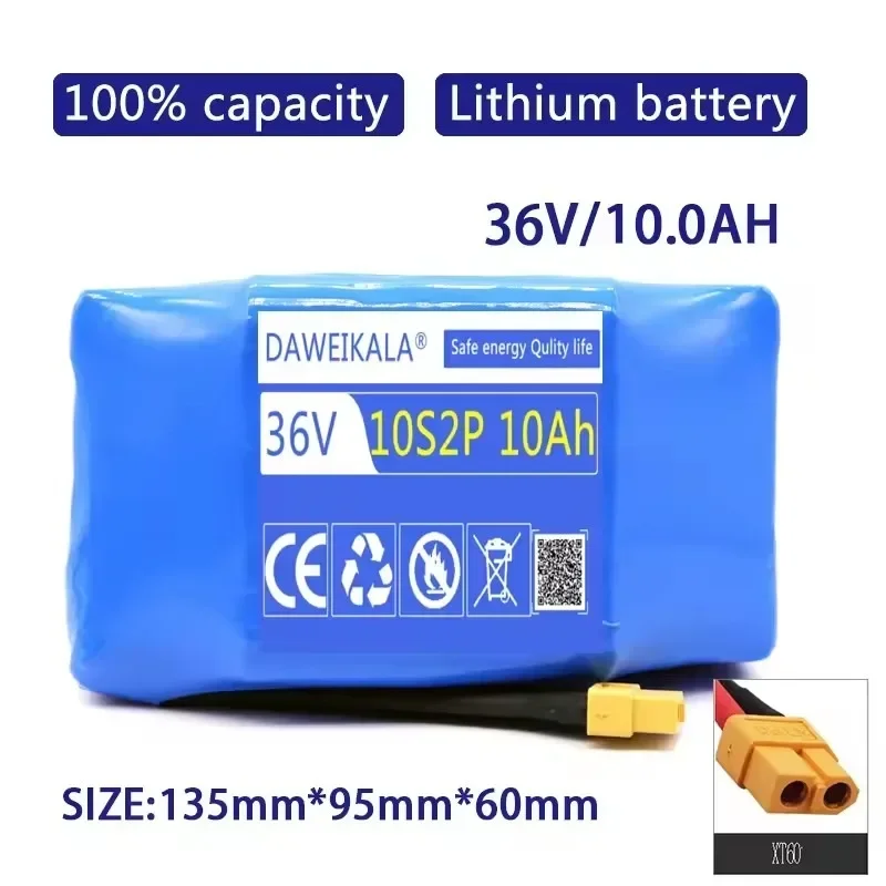 2025 New Improved 36V 12000mAh 18650 Lithium Battery Pack | 10S2P | Suitable for Electric Scooters/Torque Scooters
2025 New Improved 36V 12000mAh 18650 Lithium Battery Pack | 10S2P | Suitable for Electric Scooters/Torque Scooters