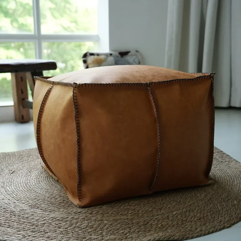 【CHIMU HOME】 Faux Leather Square Pouf Ottoman Footstool Cushion Seat Stool for Morocco Home Living Room Hotels Guesthouses
【CHIMU HOME】 Faux Leather Square Pouf Ottoman Footstool Cushion Seat Stool for Morocco Home Living Room Hotels Guesthouses