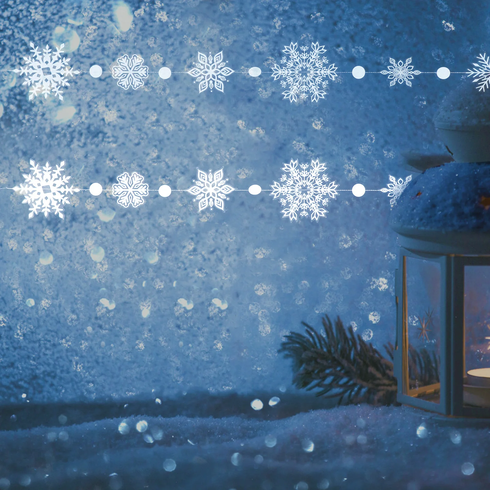 2Pcs Snowflake String Flags Premium Material Hanging Garlands Christmas Party Supplies Waterproof Exquisite Decorative String
2Pcs Snowflake String Flags Premium Material Hanging Garlands Christmas Party Supplies Waterproof Exquisite Decorative String