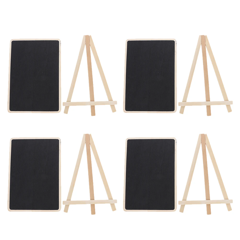 4pcs Freestanding Desktop Chalkboard Small Message Blackboard Wooden Table Sign Erasable Board For Wedding Menu Restaurant
4pcs Freestanding Desktop Chalkboard Small Message Blackboard Wooden Table Sign Erasable Board For Wedding Menu Restaurant