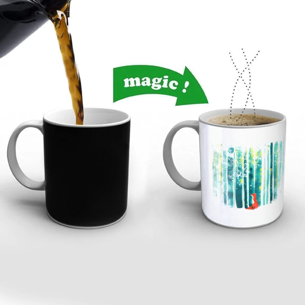 Lone Fox Creativity Change Color Chang mug Ceramic mug Hot Coffee Cup Breakfast Cup Mug Friend Gift
Lone Fox Creativity Change Color Chang mug Ceramic mug Hot Coffee Cup Breakfast Cup Mug Friend Gift