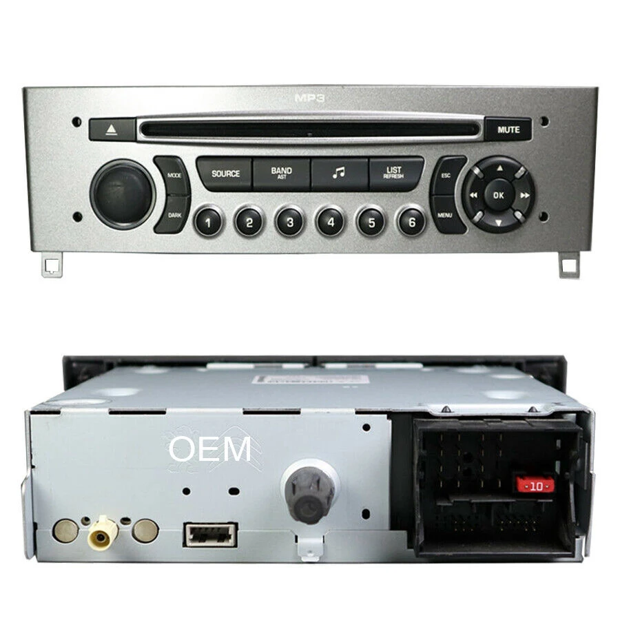 RD45 CD Radio Support Bluetooth USB AUX CD MP3 for Peugeot 408 and 308 models
RD45 CD Radio Support Bluetooth USB AUX CD MP3 for Peugeot 408 and 308 models