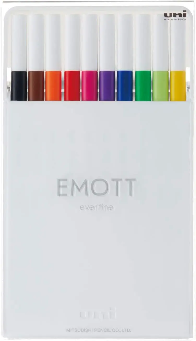 10-Color Fineliner Pen Set, 0.4mm Fine Point, Water Resistant Ink, Case Included
10-Color Fineliner Pen Set, 0.4mm Fine Point, Water Resistant Ink, Case Included
