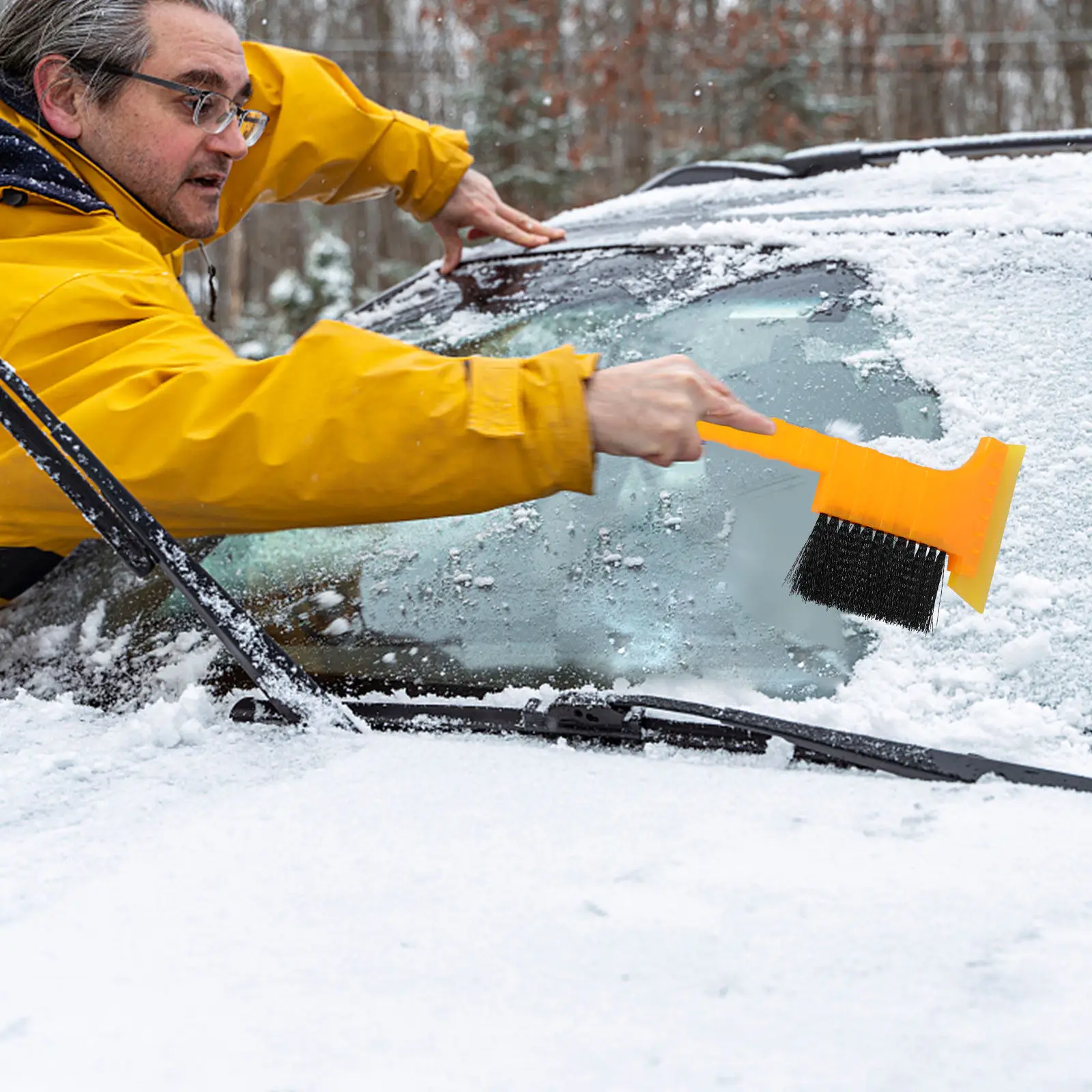 2Pcs Snow Shovel Brush Rotatable Head Detachable Ice Scraper for Windshield Snow Removal Car Supplies Accessories Winter
2Pcs Snow Shovel Brush Rotatable Head Detachable Ice Scraper for Windshield Snow Removal Car Supplies Accessories Winter