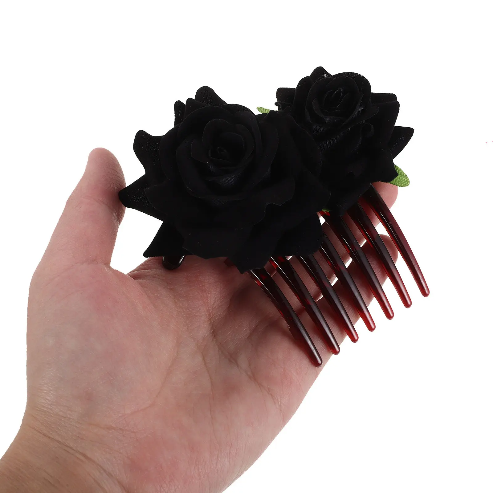 1Set Black Rose Hair Clips Set Fabric Floral Hair Accessories for Wedding Bridal Bridesmaid Flower Girl Bohemian Party Realistic
1Set Black Rose Hair Clips Set Fabric Floral Hair Accessories for Wedding Bridal Bridesmaid Flower Girl Bohemian Party Realistic