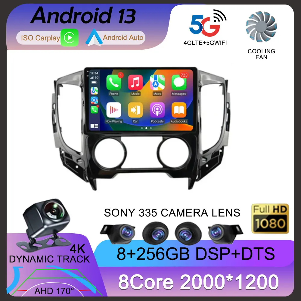 Android 13 Carplay For Mitsubishi Pajero Sport 3 L200 5 Triton 3 2015 2016 2017 2018 2019 Car Radio GPS Multimedia Video Player
Android 13 Carplay For Mitsubishi Pajero Sport 3 L200 5 Triton 3 2015 2016 2017 2018 2019 Car Radio GPS Multimedia Video Player