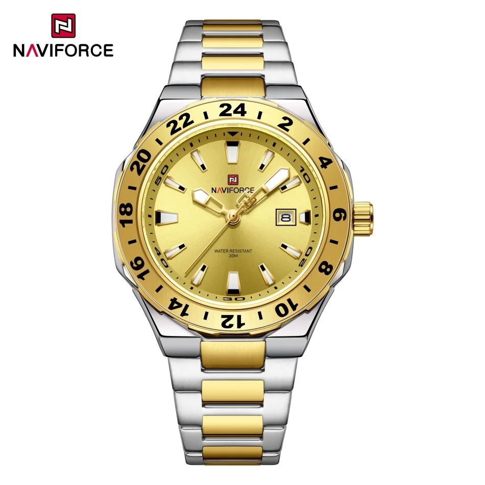 New NAVIFORCE Watches Man Luxury Sports Quartz Clock Luminous Calendar Stainless Steel Waterproof Wristwatch Relogio Masculino
New NAVIFORCE Watches Man Luxury Sports Quartz Clock Luminous Calendar Stainless Steel Waterproof Wristwatch Relogio Masculino