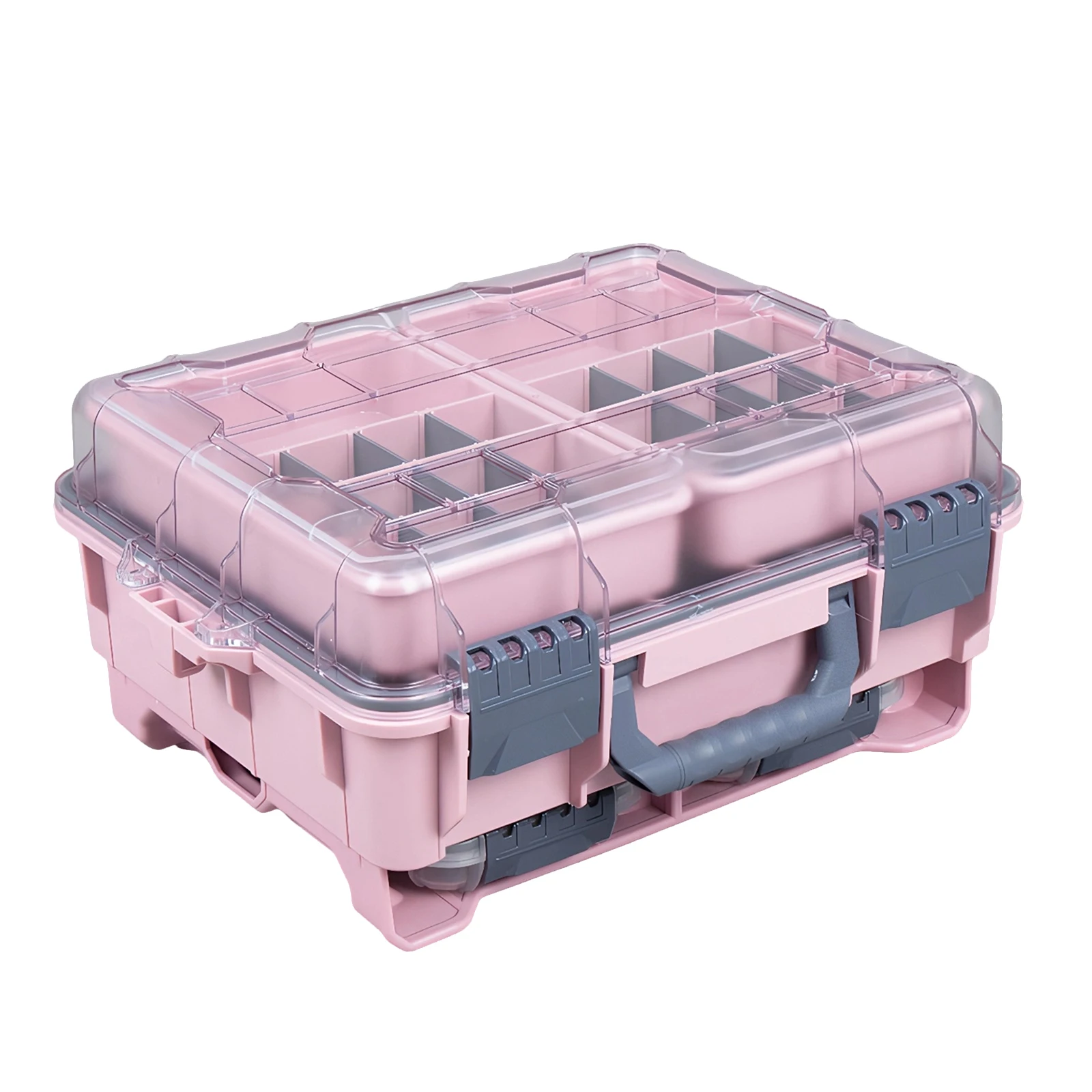 Universal Fishing Tackle Box Removal Inside Design for Fishing Gifts (Pink)
Universal Fishing Tackle Box Removal Inside Design for Fishing Gifts (Pink)