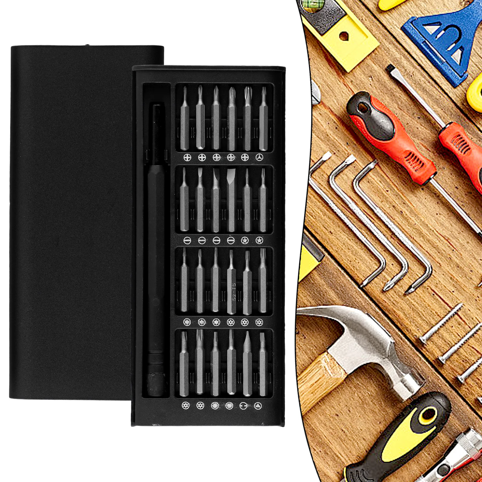 25 In 1 Precision Screwdriver Set Magnetic Torx Hex Screwdriver Bit For PC Phone Repair Tools Multifunctional Hand.Tools
25 In 1 Precision Screwdriver Set Magnetic Torx Hex Screwdriver Bit For PC Phone Repair Tools Multifunctional Hand.Tools