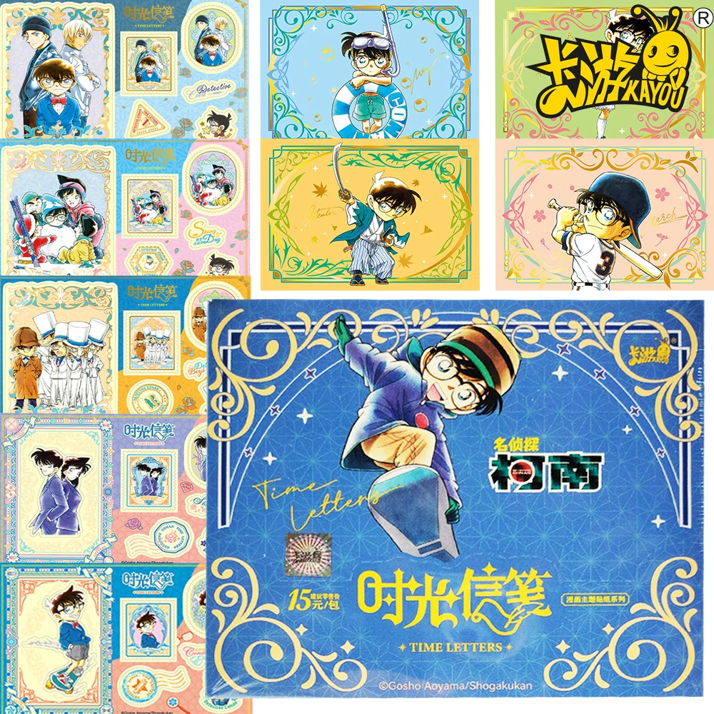 Original KAYOU Detective Conan Hobby Sticker Cards Well-liked Anime Character Peripherals Collection Cards Boys Girls Toys Gifts
Original KAYOU Detective Conan Hobby Sticker Cards Well-liked Anime Character Peripherals Collection Cards Boys Girls Toys Gifts