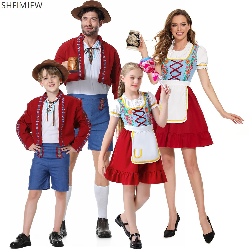 Children Adult Traditional Bavarian Oktoberfest Dress Parent-child Oktoberfest Costume Role Play Carnival Party Men's Costume
Children Adult Traditional Bavarian Oktoberfest Dress Parent-child Oktoberfest Costume Role Play Carnival Party Men's Costume
