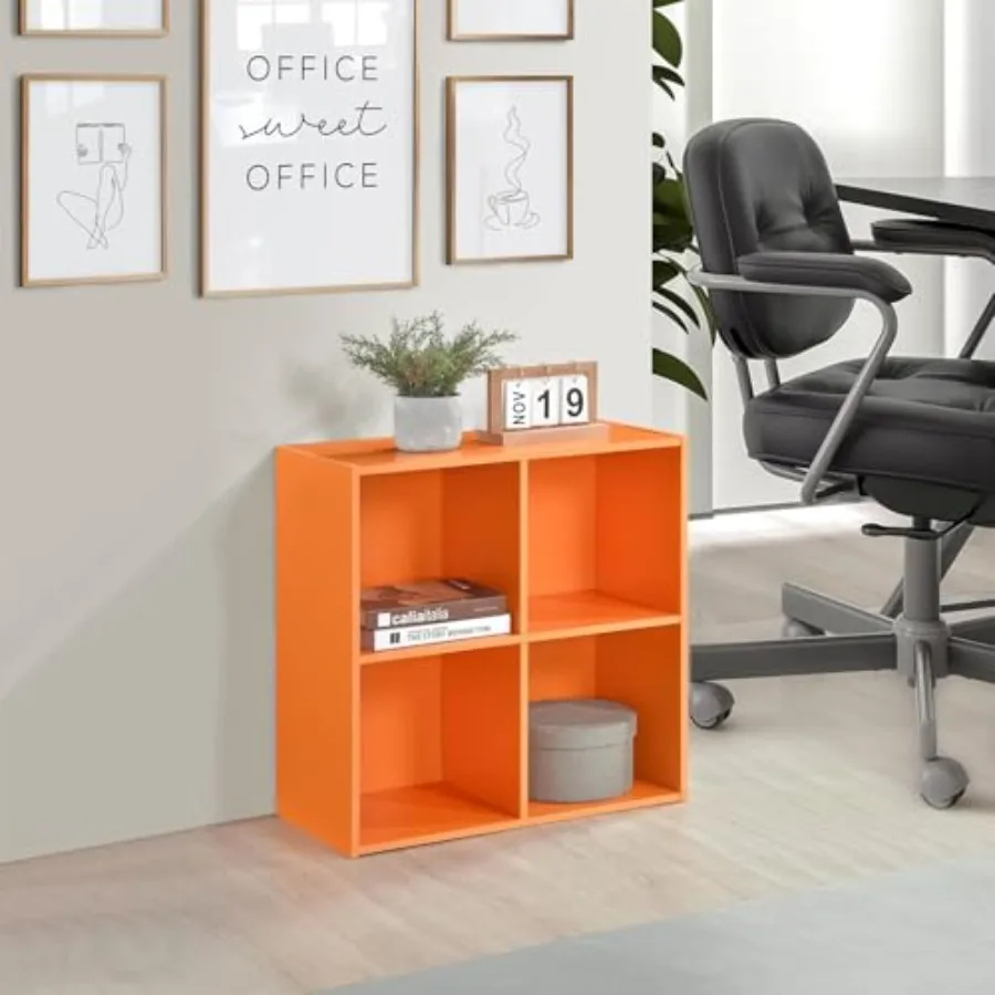 4 Cube Storage Organizer Book Shelf, Toy Storage Organizer for Nursery, Room, Playroom and Bedroom
4 Cube Storage Organizer Book Shelf, Toy Storage Organizer for Nursery, Room, Playroom and Bedroom