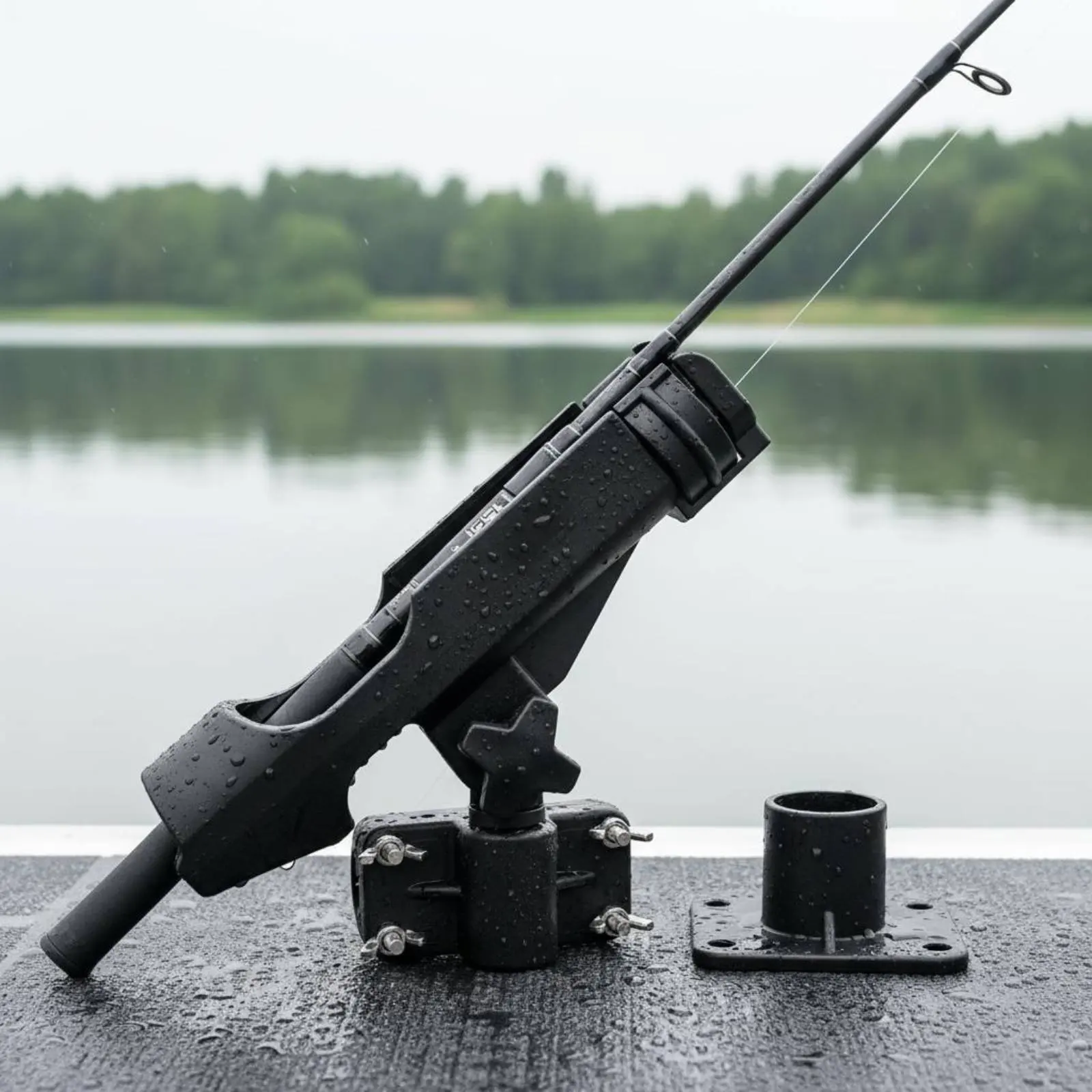 Double Base Rod Holder Reinforced Nylon Kayak Fishing Pole Mount for Anglers
Double Base Rod Holder Reinforced Nylon Kayak Fishing Pole Mount for Anglers