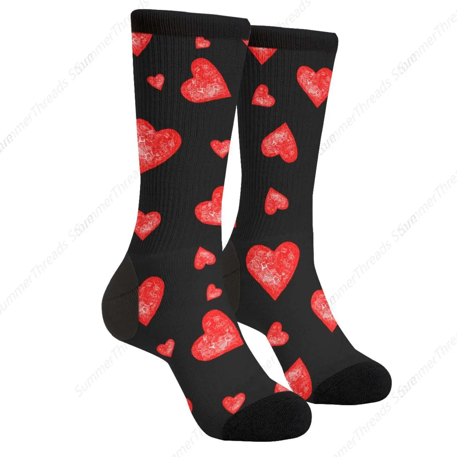 Valentine'S Day Red Heart Casual Unisex Novelty Fun Crew Socks Fashion Comfortable Men And Women Crazy Dress Socks
Valentine'S Day Red Heart Casual Unisex Novelty Fun Crew Socks Fashion Comfortable Men And Women Crazy Dress Socks
