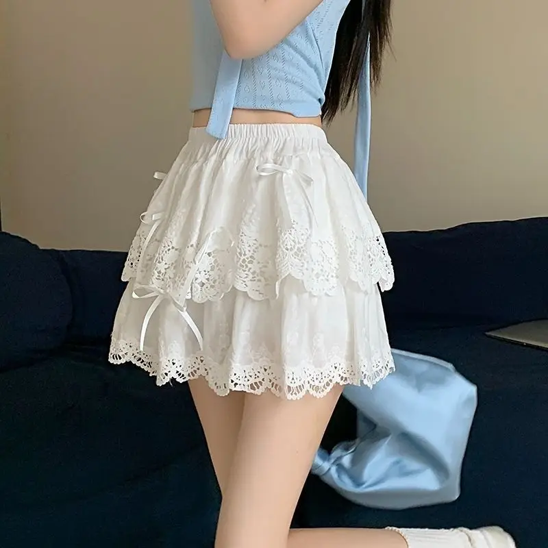 Ballet ort Skirt Lace Women's Puffy Summer Ruffle White Wind High Waist Cake A-Line Skirt Commute Casual Polyester Fiber
Ballet ort Skirt Lace Women's Puffy Summer Ruffle White Wind High Waist Cake A-Line Skirt Commute Casual Polyester Fiber