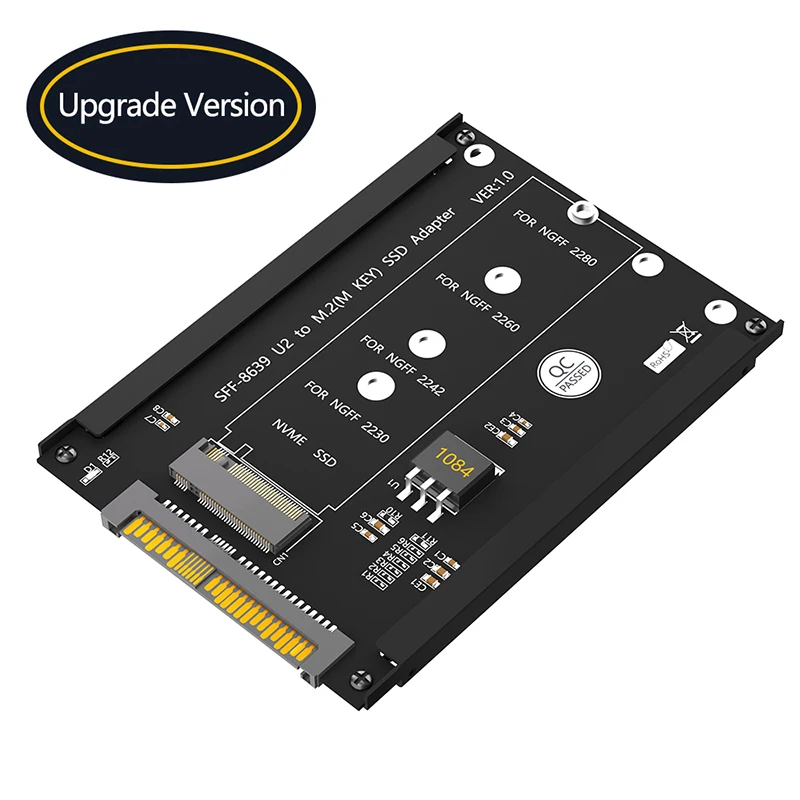 Переходник M.2 NVME M Key to SFF-8639 U.2, переходник для карты с рамкой кронштейна M2 в U2, поддержка преобразователя 2230 2242 2260 M2 NVME SSD
Переходник M.2 NVME M Key to SFF-8639 U.2, переходник для карты с рамкой кронштейна M2 в U2, поддержка преобразователя 2230 2242 2260 M2 NVME SSD
