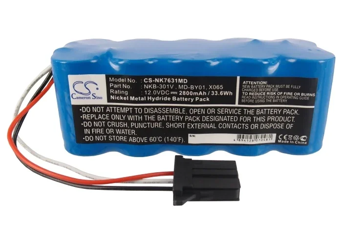 Medical Battery For Nihon Kohden MD-BY01 NKB-301V SB-551V X065 TEC-5500 TEC-5521 TEC-5531 TEC-7621 TEC-7631 TEC-7721 TEC-7731
Medical Battery For Nihon Kohden MD-BY01 NKB-301V SB-551V X065 TEC-5500 TEC-5521 TEC-5531 TEC-7621 TEC-7631 TEC-7721 TEC-7731