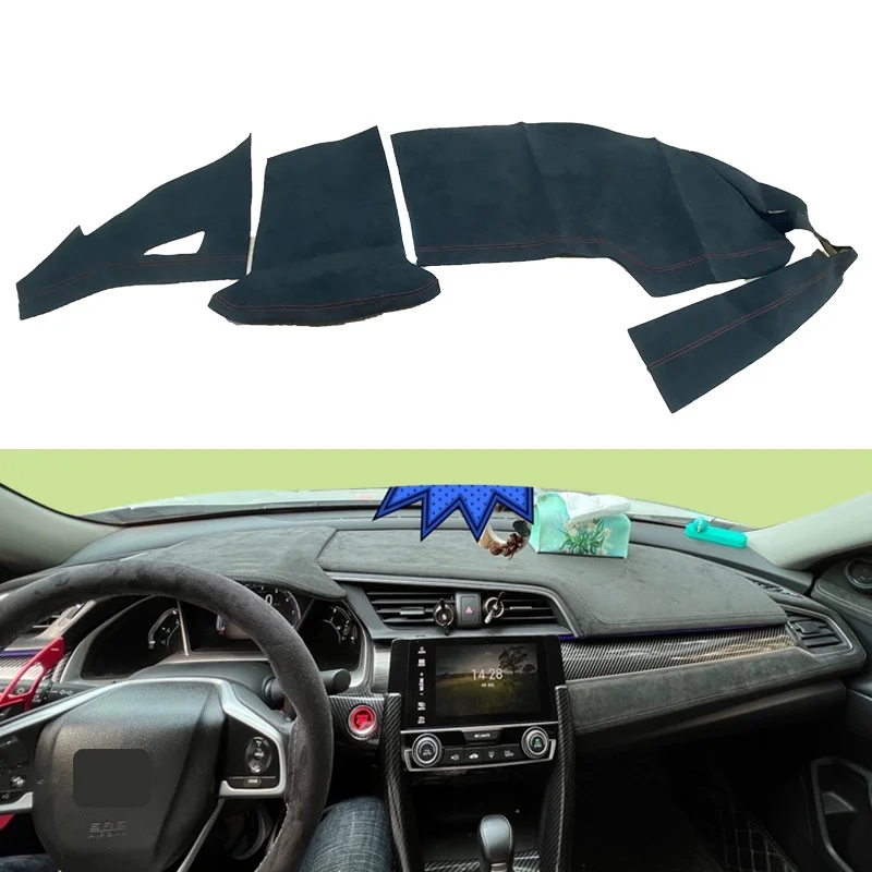 Накладка на приборную панель автомобиля из алькантары для Honda Civic 2016-2021, коврик-накладка для самостоятельной установки, защитный коврик-подушка, автомобильный интерьер, автостайлинг
Накладка на приборную панель автомобиля из алькантары для Honda Civic 2016-2021, коврик-накладка для самостоятельной установки, защитный коврик-подушка, автомобильный интерьер, автостайлинг