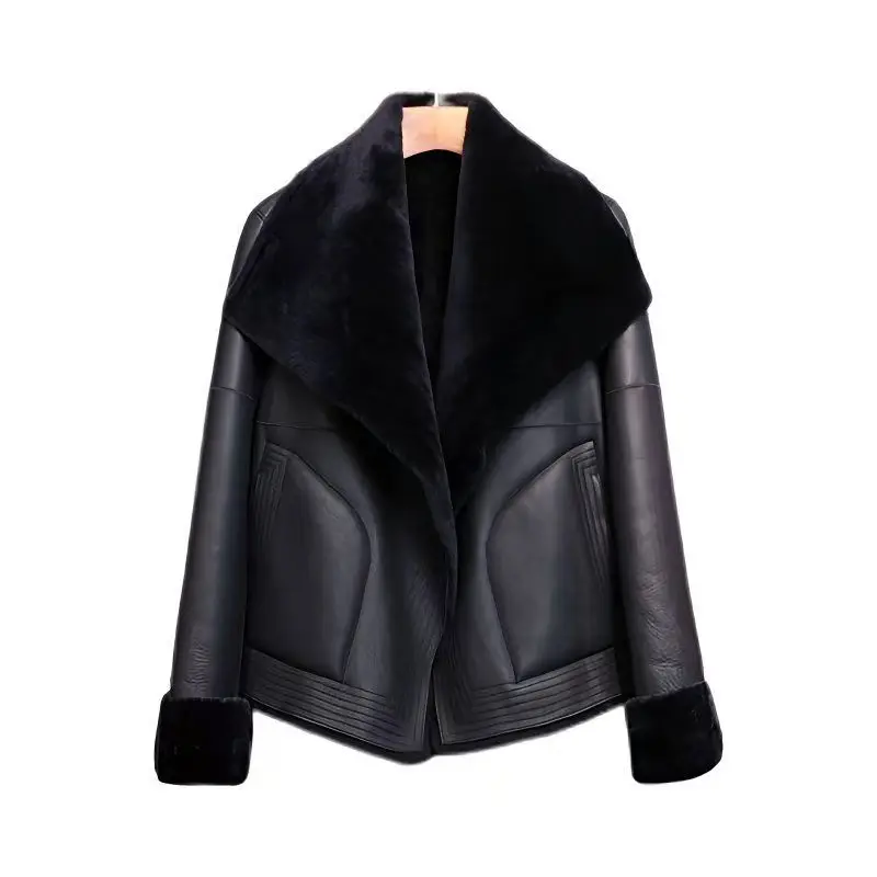 Новая модная европейская кожаная куртка-парка из овчины с мехом, цельная, женская, осенне-зимняя верхняя одежда 2025 года
Новая модная европейская кожаная куртка-парка из овчины с мехом, цельная, женская, осенне-зимняя верхняя одежда 2025 года