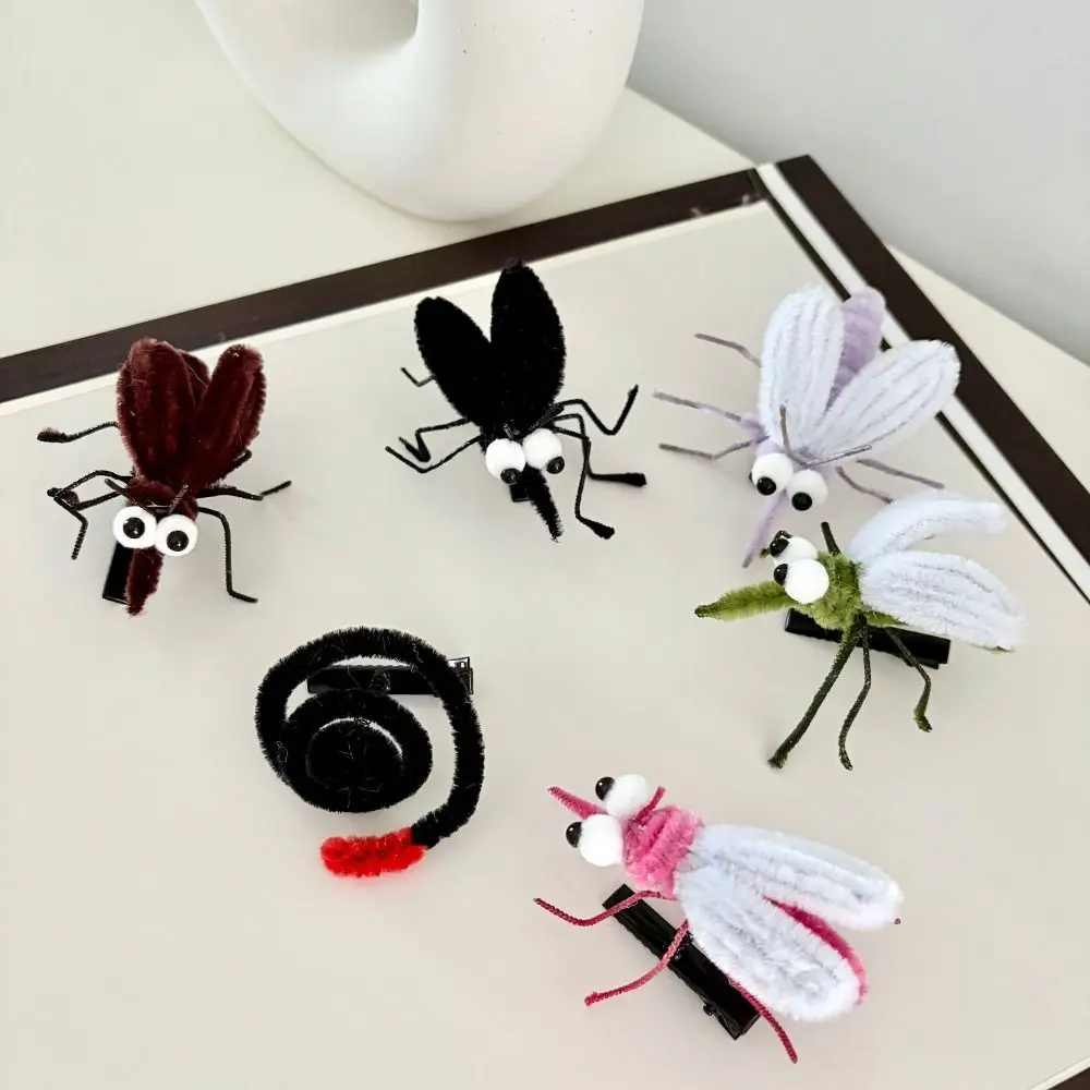 Coil Simulated Mosquito Hair Clip Creative Pp Cotton Cute Hair Barrettes Insect Soft Stuffed Cartoon Funny Hair Clip Summer
Coil Simulated Mosquito Hair Clip Creative Pp Cotton Cute Hair Barrettes Insect Soft Stuffed Cartoon Funny Hair Clip Summer