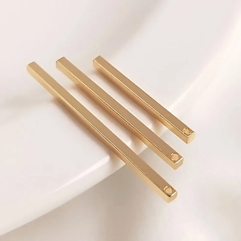 WZNB 10Pcs Gold Plated Square Bar Charms Geometry Pendant for Jewelry Making Handmade Earring Bracelet Necklace Diy Accessories
WZNB 10Pcs Gold Plated Square Bar Charms Geometry Pendant for Jewelry Making Handmade Earring Bracelet Necklace Diy Accessories