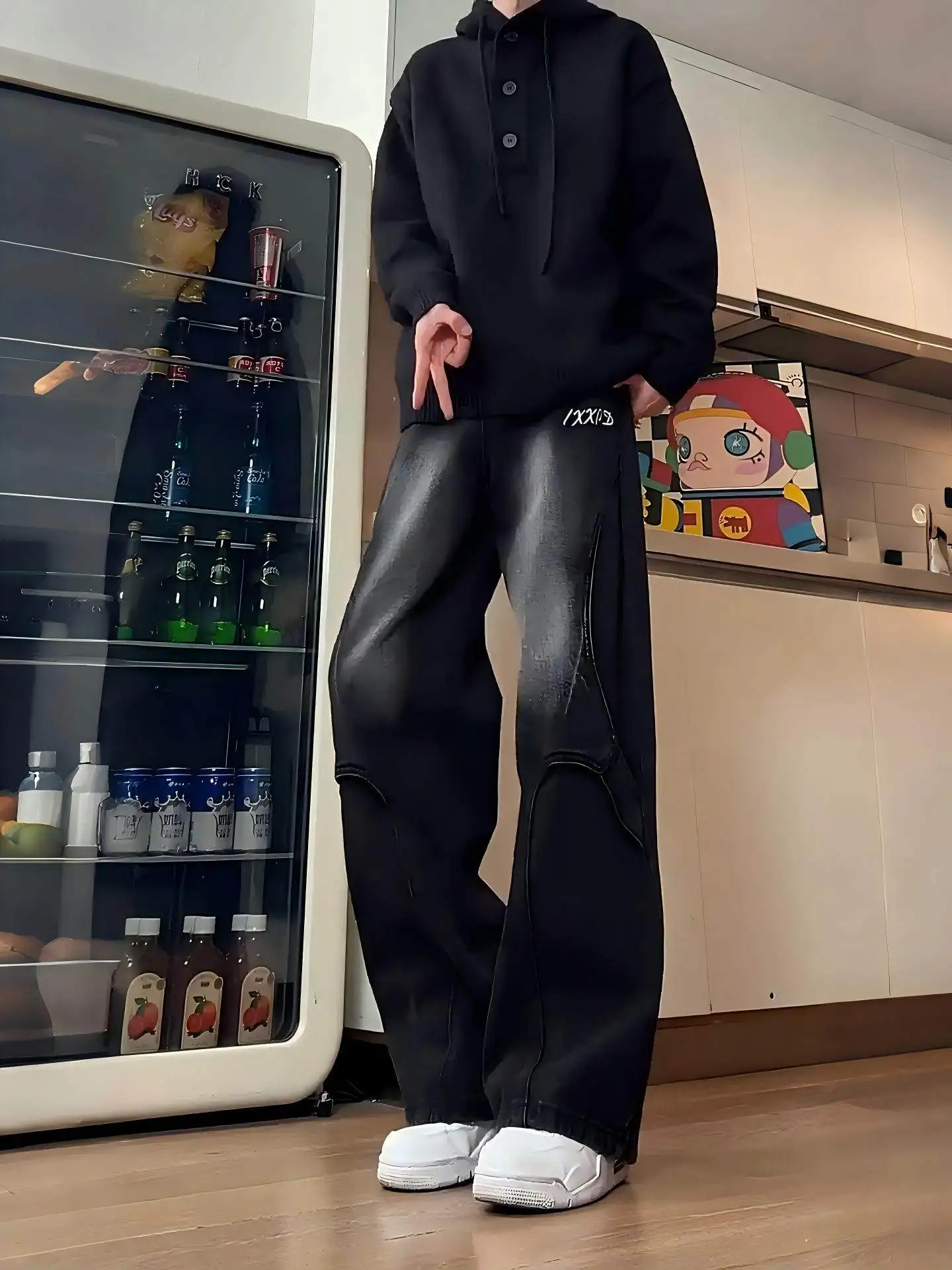 American High Street Deconstructed Knife Jeans Men's Spring Autumn Trendy Brand High Waist Straight Leg Micro Flared Pants
American High Street Deconstructed Knife Jeans Men's Spring Autumn Trendy Brand High Waist Straight Leg Micro Flared Pants
