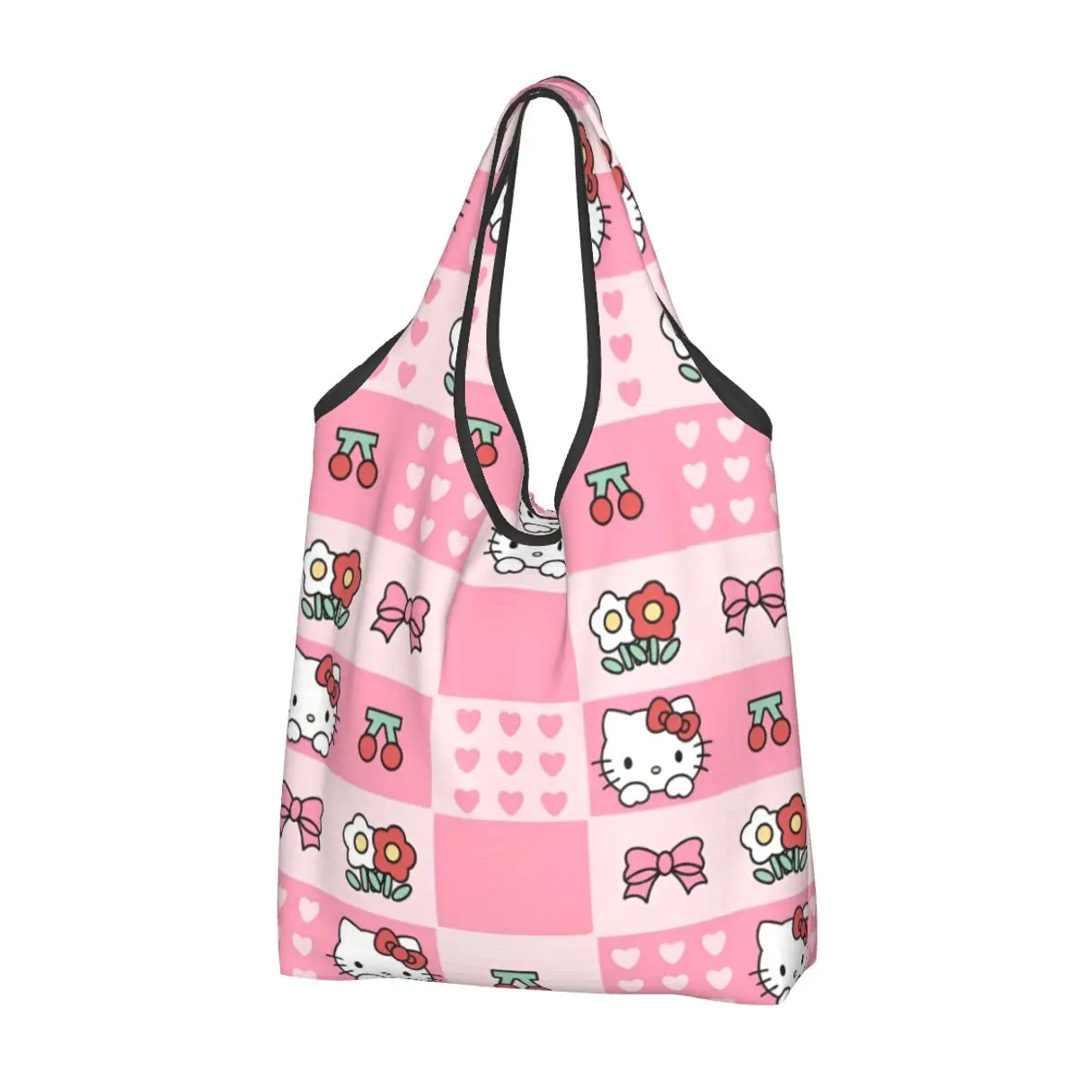 Large Reusable Hello Kitty Grocery Bags Recycle Foldable Kawaii Cartoon Shopping Eco-Friendly Bag Washable With Pouch
Large Reusable Hello Kitty Grocery Bags Recycle Foldable Kawaii Cartoon Shopping Eco-Friendly Bag Washable With Pouch