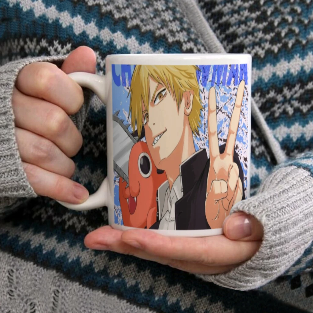 Chainsaw Man Anime White Mug 11oz Ceramic Tea Cup Coffee Mug Friends Birthday Gift11oz
Chainsaw Man Anime White Mug 11oz Ceramic Tea Cup Coffee Mug Friends Birthday Gift11oz