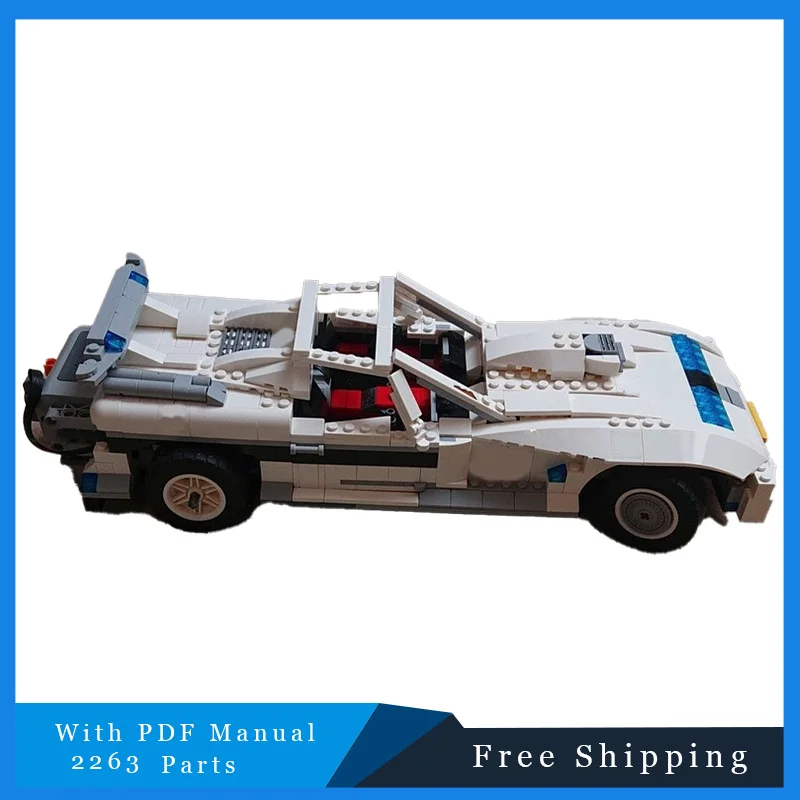 2263 шт. знаменитый фильм белый гоночный автомобиль модульные MOC строительные блоки креативная модель детские образовательные сборные игрушки подарок на день рождения 
2263 шт. знаменитый фильм белый гоночный автомобиль модульные MOC строительные блоки креативная модель детские образовательные сборные игрушки подарок на день рождения