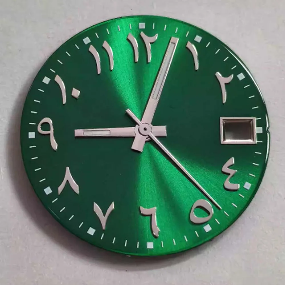 NH35 Dial Arabic Letter Numerals Watch Face No Luminous 28.5mm Watch Dial + Hands NH36 Pointer for NH35 NH36 NH70 4R Movement
NH35 Dial Arabic Letter Numerals Watch Face No Luminous 28.5mm Watch Dial + Hands NH36 Pointer for NH35 NH36 NH70 4R Movement