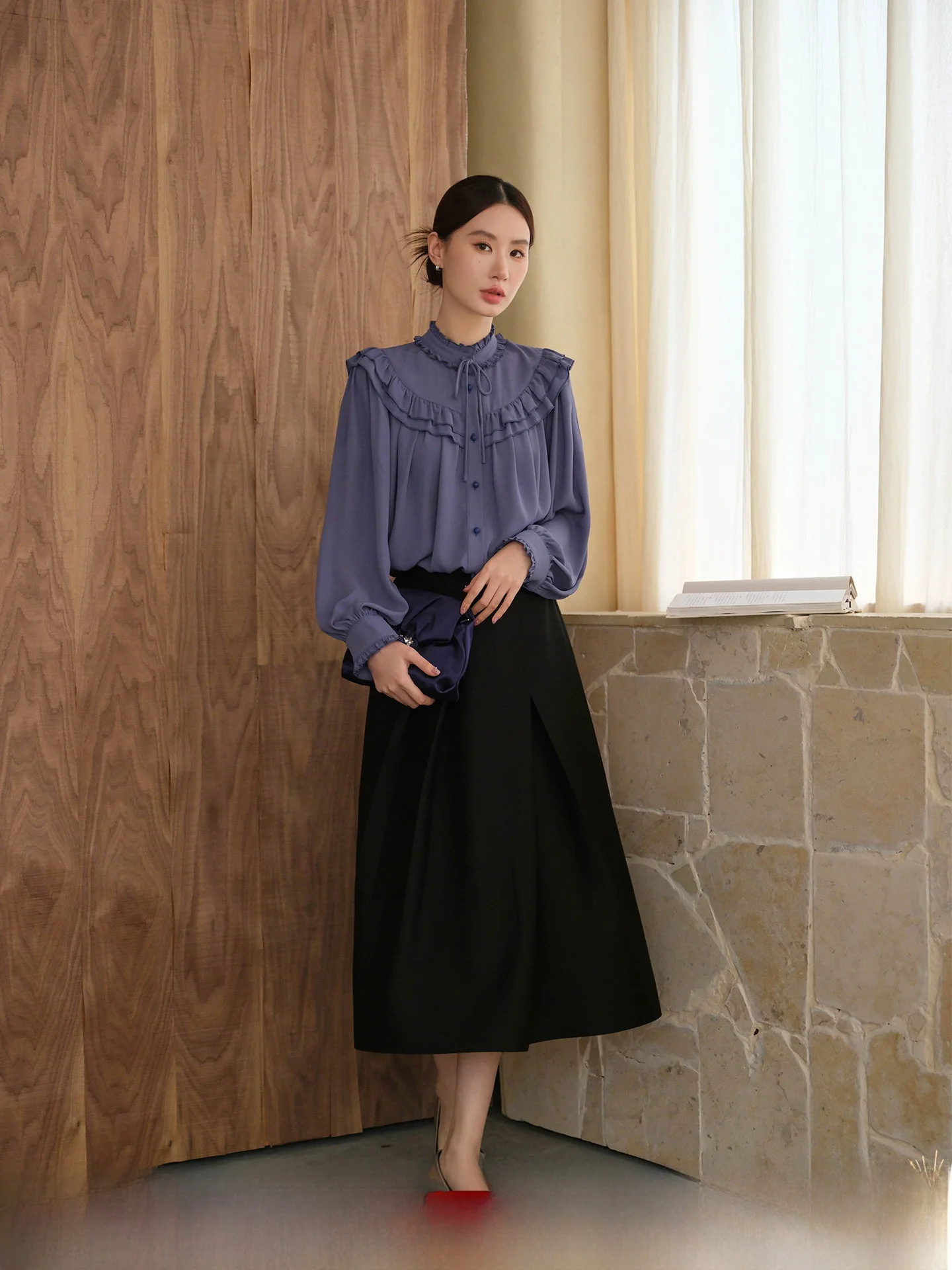 XXNING High Waist Asymmetric Pleated Skirt Women's Ele Glossy A-Line Midi Umbrella Skirt Ci Commuting Polyester Fiber
XXNING High Waist Asymmetric Pleated Skirt Women's Ele Glossy A-Line Midi Umbrella Skirt Ci Commuting Polyester Fiber