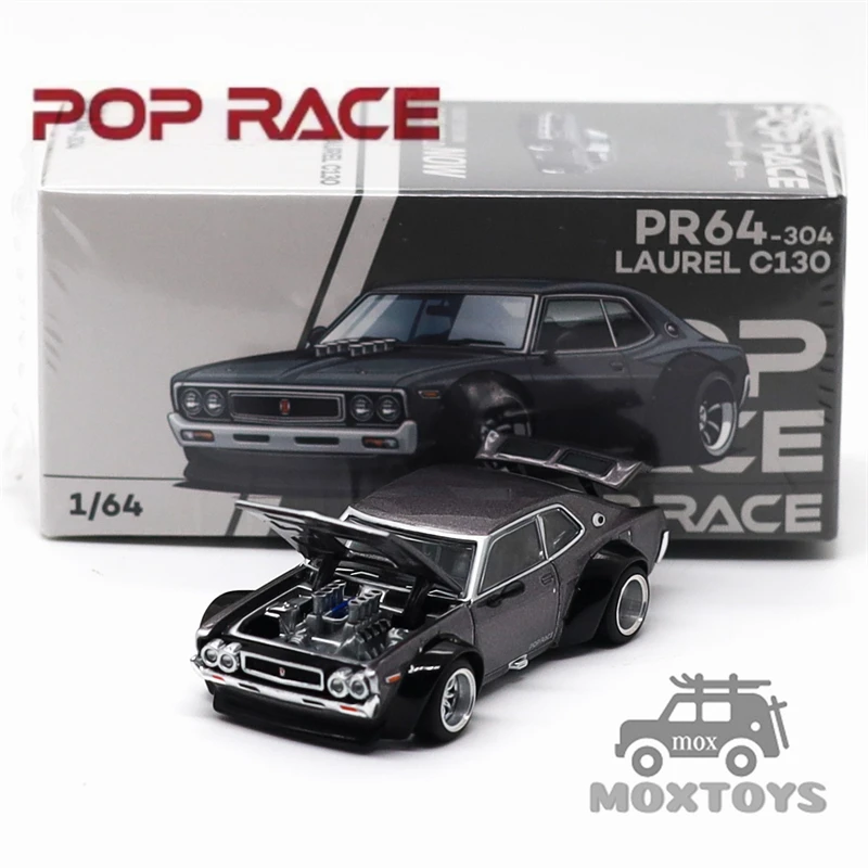 Pop Race 1:64 Laurel MK2 C130 Metallic Grey Diecast Model Car
Pop Race 1:64 Laurel MK2 C130 Metallic Grey Diecast Model Car