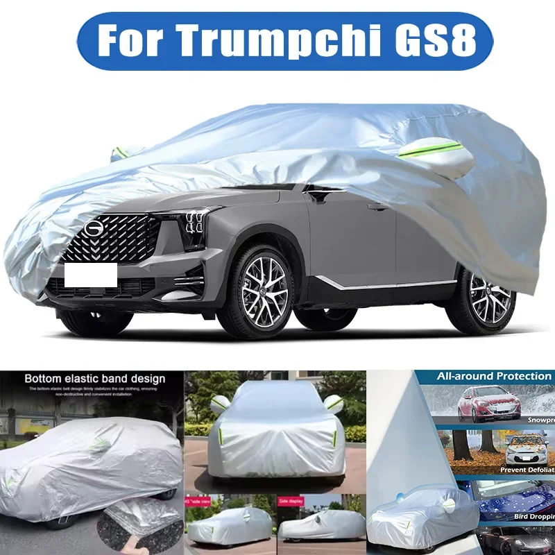 For Trumpchi GS8 Oxford Cloth Full Car Cover Outdoor Waterproof Dustproof Anti UV Sun Snow Protection Exterior Accessories
For Trumpchi GS8 Oxford Cloth Full Car Cover Outdoor Waterproof Dustproof Anti UV Sun Snow Protection Exterior Accessories