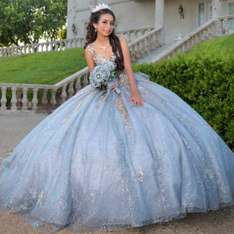 Navy Blue Shiny Quinceanera Dresses Off Shoulder Ball Gown Sweet 16 Dress Sequin Applique Lace Beading Crystal Birthday Party
Navy Blue Shiny Quinceanera Dresses Off Shoulder Ball Gown Sweet 16 Dress Sequin Applique Lace Beading Crystal Birthday Party