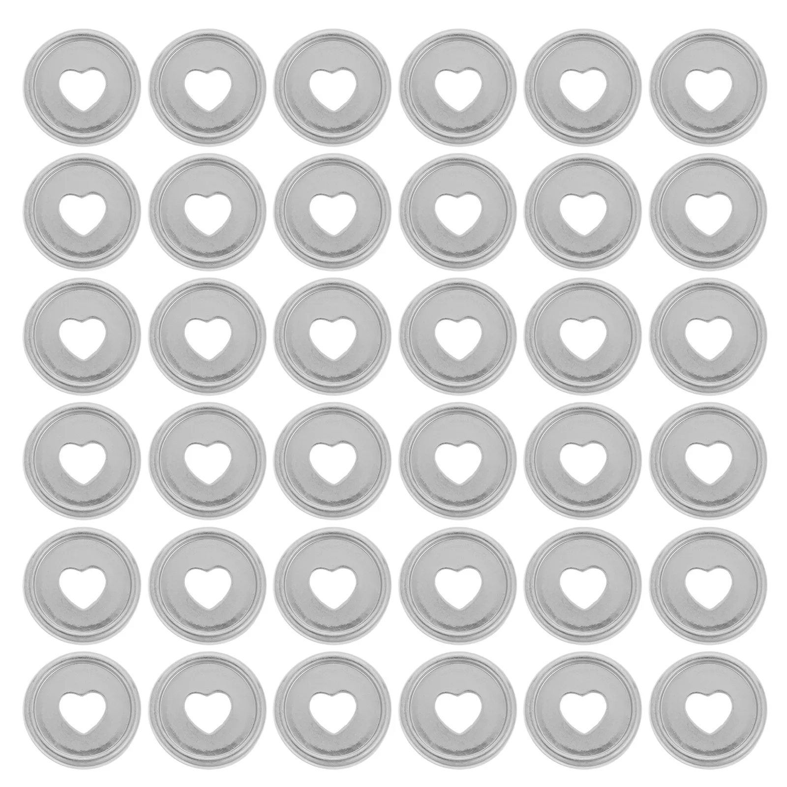 50Pcs Heart-Shaped Binder Rings for Discbound Notebook - Secure Loose-Leaf Binding Discs Expansion Discs for Planners DIY
50Pcs Heart-Shaped Binder Rings for Discbound Notebook - Secure Loose-Leaf Binding Discs Expansion Discs for Planners DIY