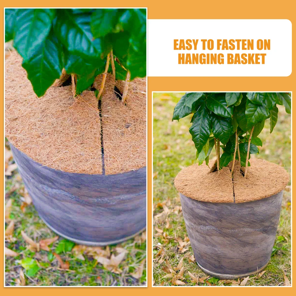 8 Pcs Coconut Fiber Plant Mats Flowerpot Spacers Coconut Hanging Basket Liners Liner Hanging Basket Garden Decorations
8 Pcs Coconut Fiber Plant Mats Flowerpot Spacers Coconut Hanging Basket Liners Liner Hanging Basket Garden Decorations