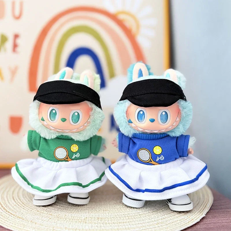 Для куклы Ropa Labubu 15-17 см, теннисный костюм, баскетбольная майка, шляпа, солнцезащитная одежда
Для куклы Ropa Labubu 15-17 см, теннисный костюм, баскетбольная майка, шляпа, солнцезащитная одежда