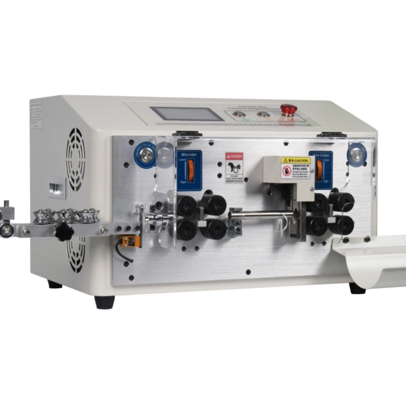 SWT508 MAX1 8S Automatic Peeling Stripping Cutting Machine for Computer Wire 0.3 to 25mm2 8 Wheels with Cover and Spare Blades
SWT508 MAX1 8S Automatic Peeling Stripping Cutting Machine for Computer Wire 0.3 to 25mm2 8 Wheels with Cover and Spare Blades